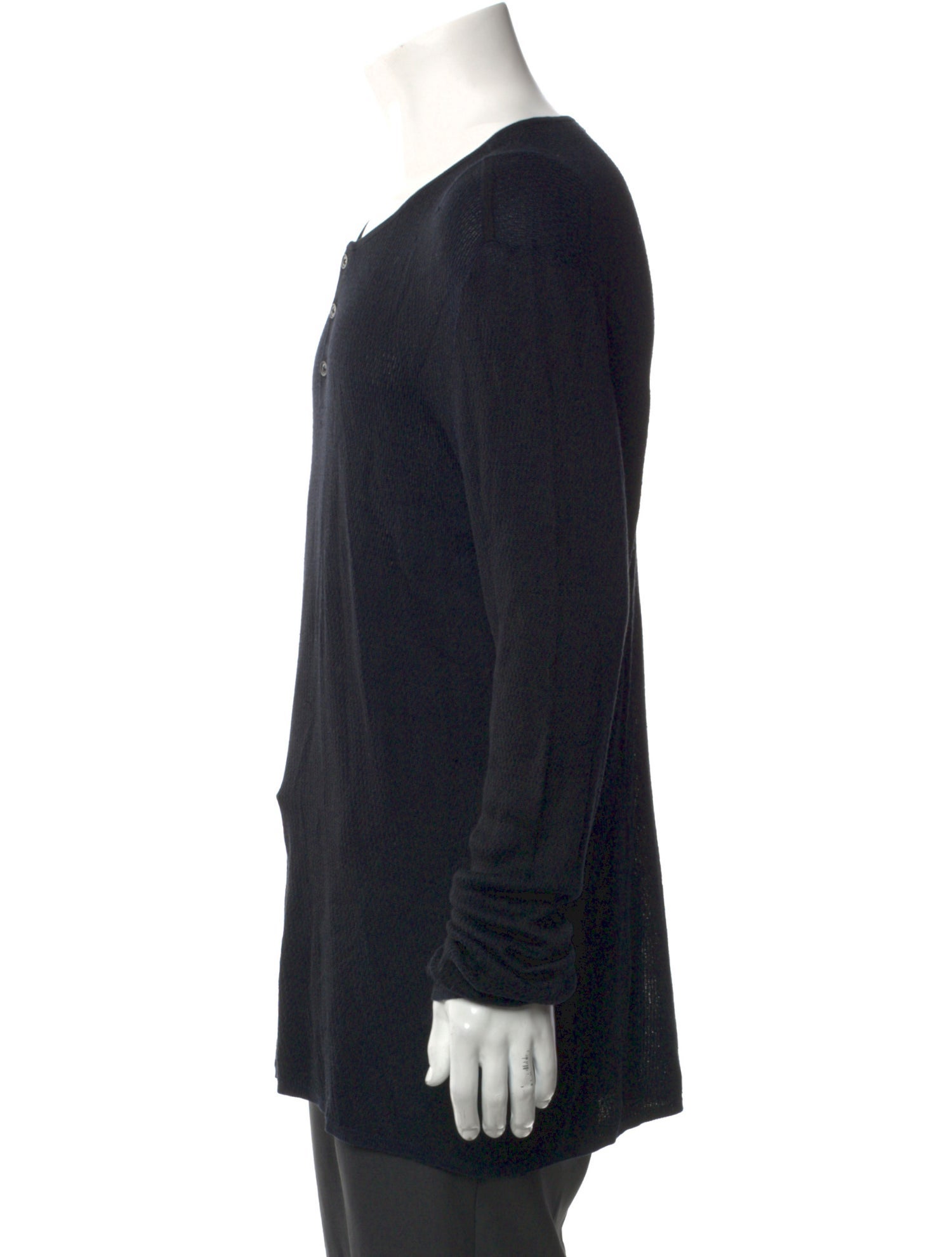 John Elliott Silk Long Sleeve Shirt