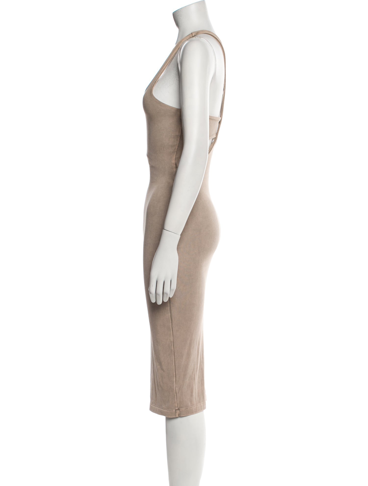 John Elliott Scoop Neck Mini Dress