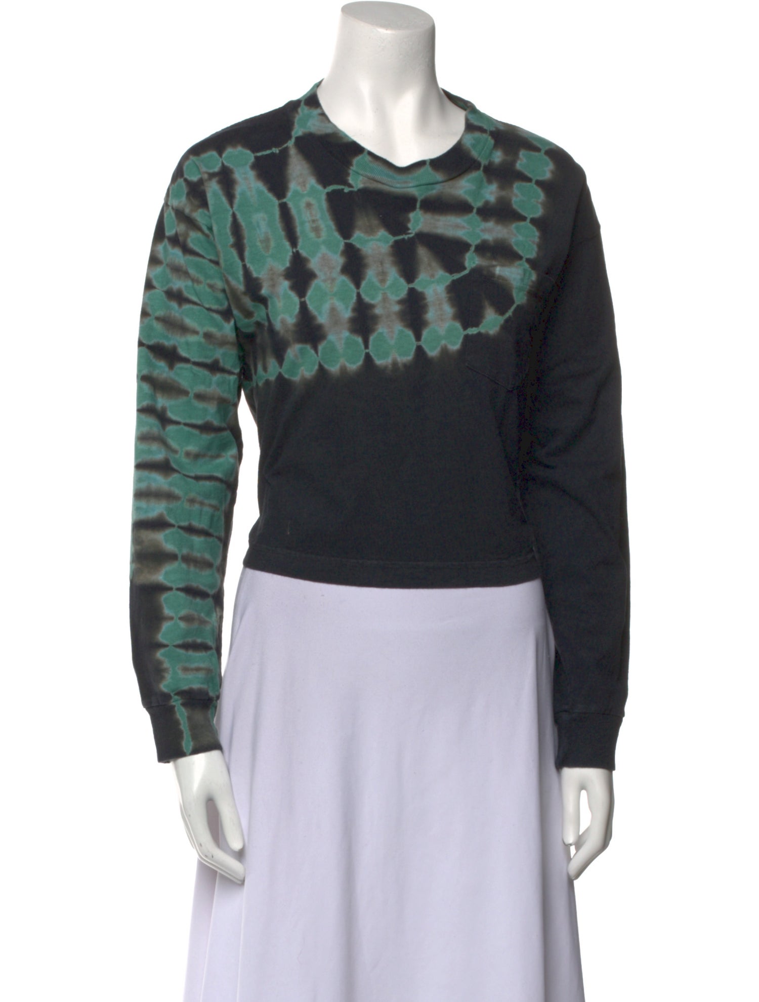 John Elliott Printed Crew Neck Sweatshirt