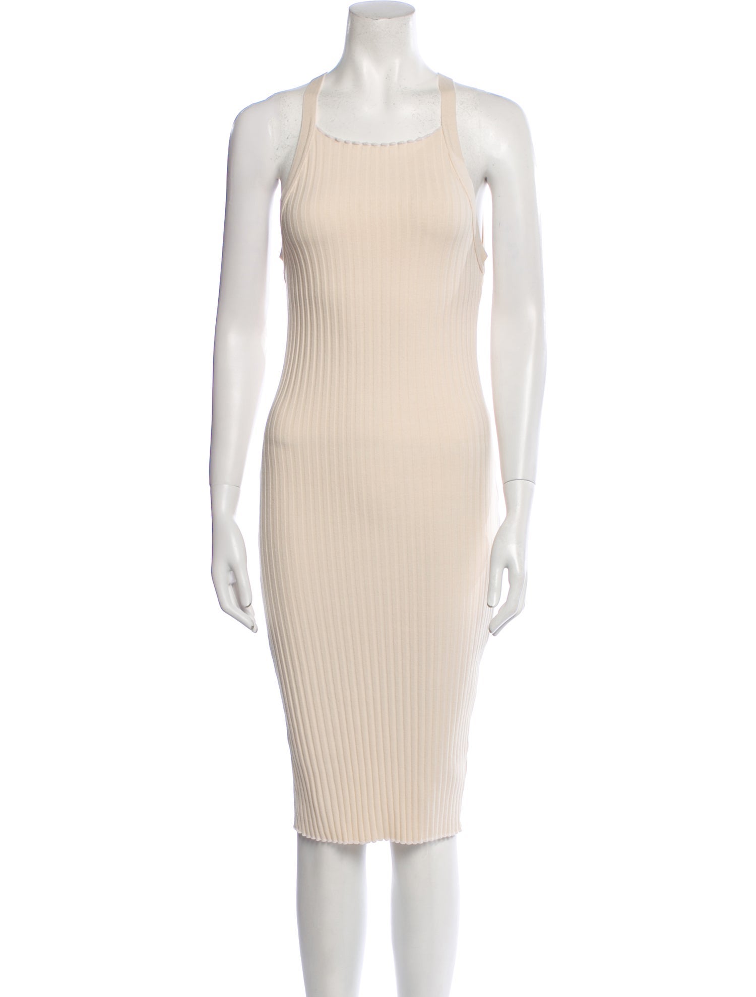 John Elliott Scoop Neck Knee-Length Dress