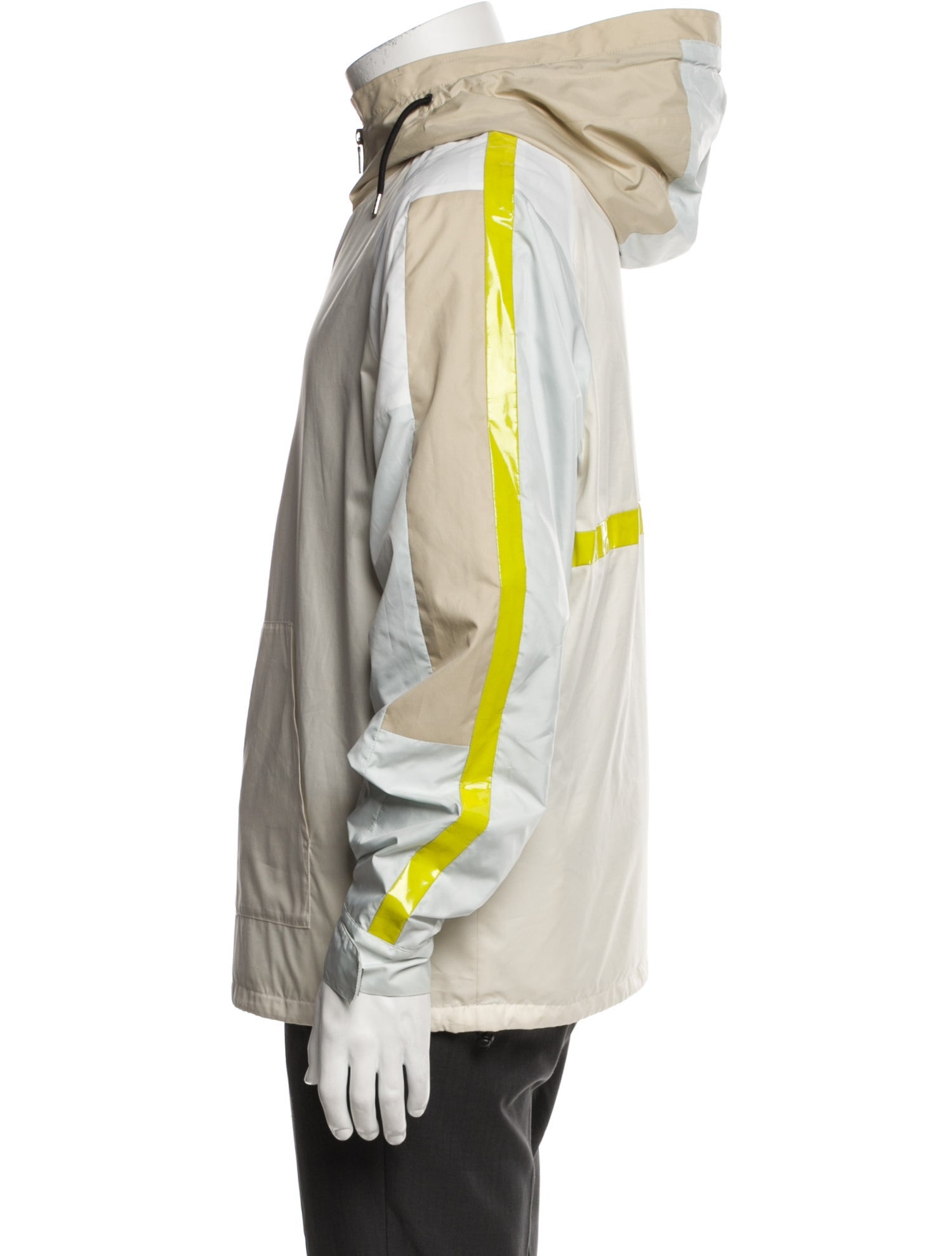 John Elliott Colorblock Pattern Windbreaker