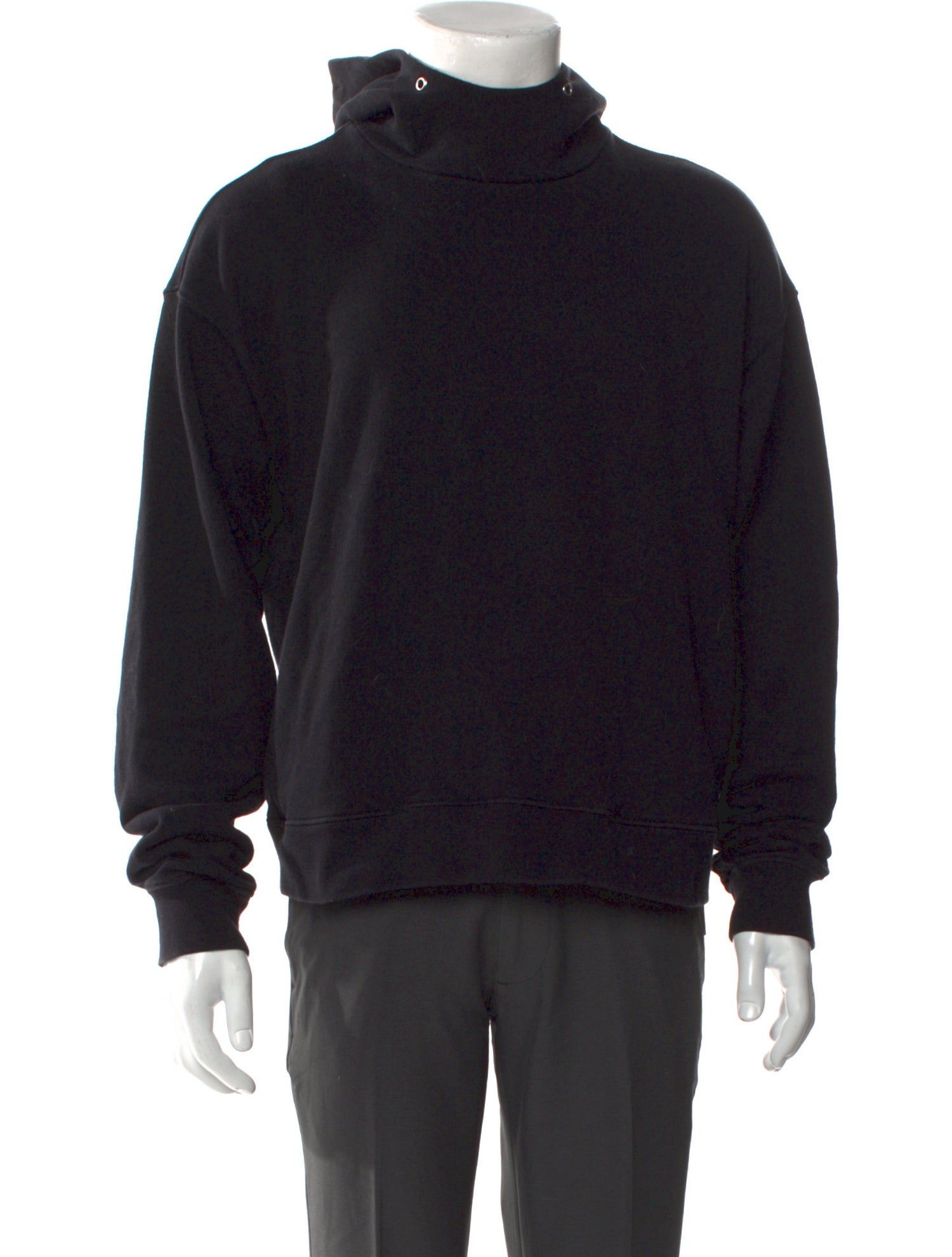 John Elliott Mock Neck Long Sleeve Hoodie