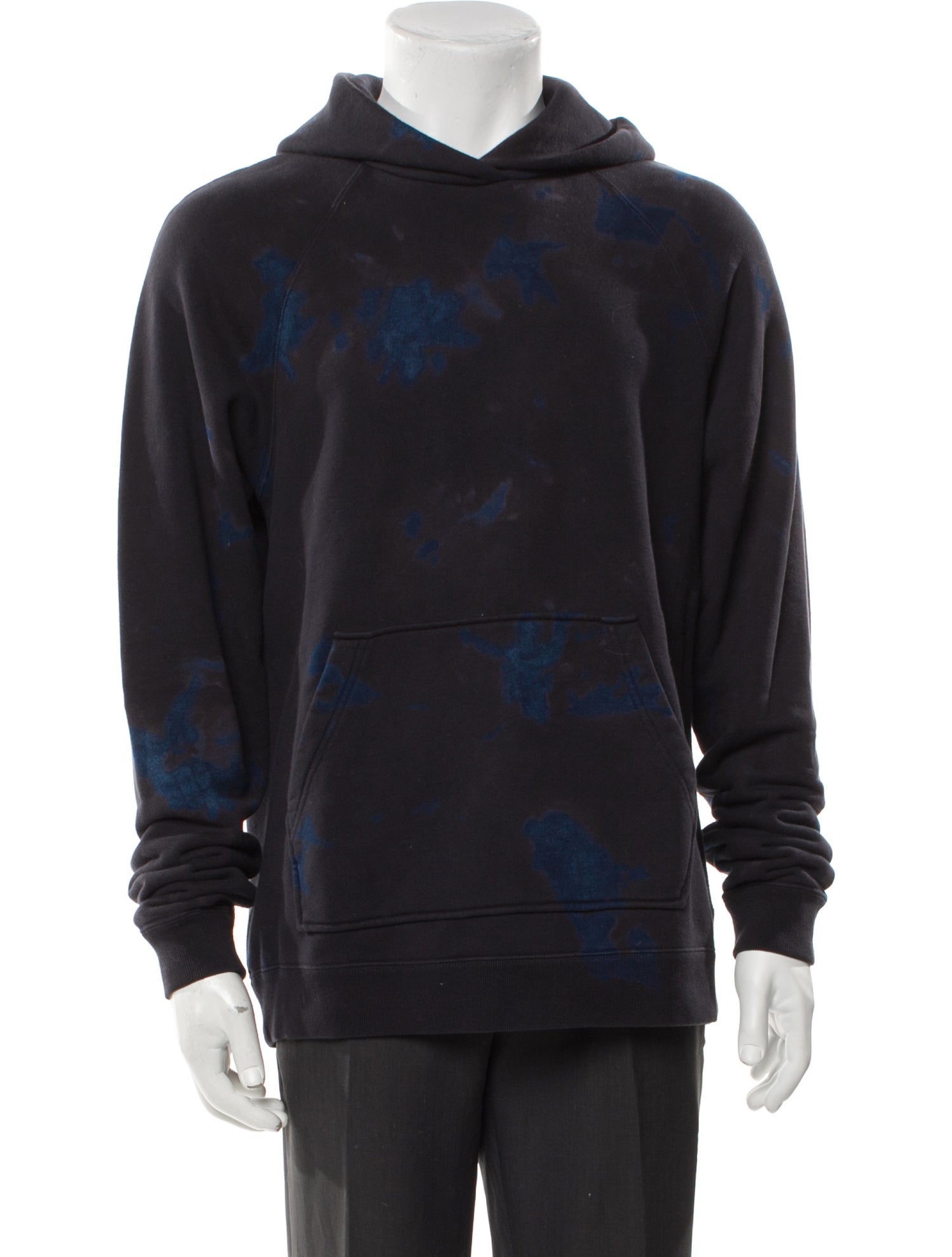 John Elliott Tie-Dye Print Crew Neck Hoodie w/ Tags