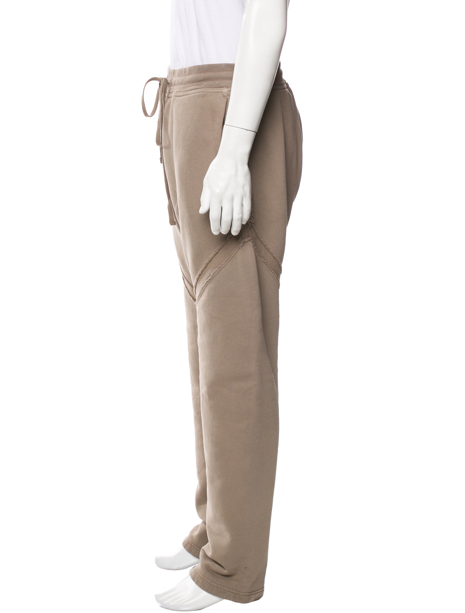 John Elliott Raw-Edge Trim Lounge Bottoms w/ Tags