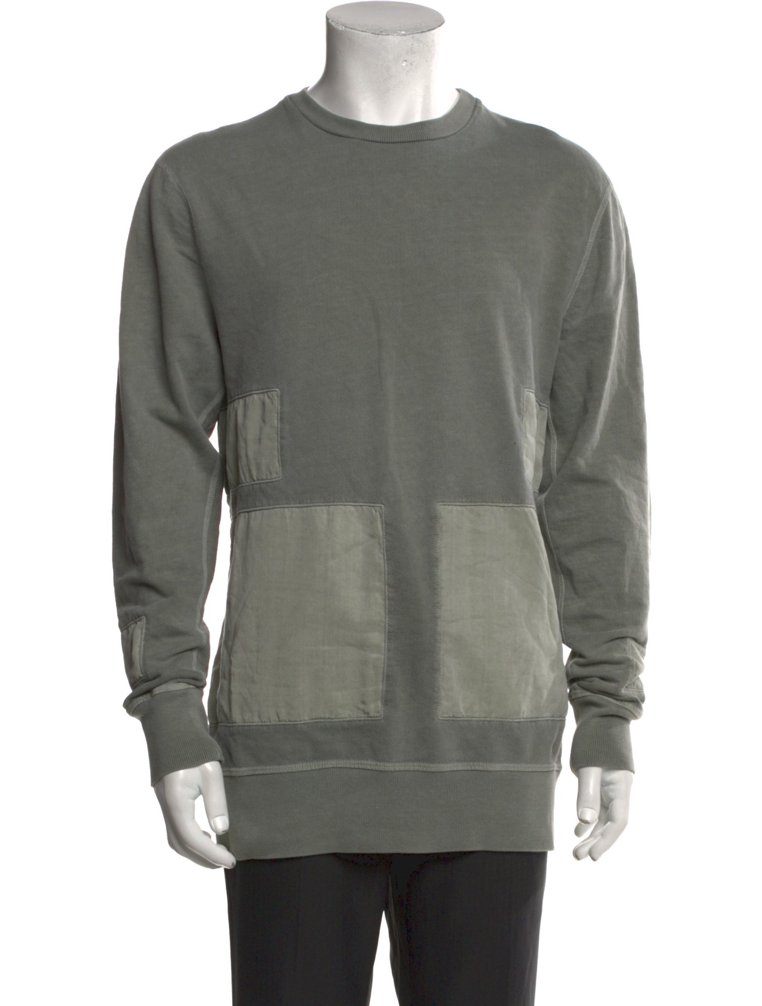John Elliott Crew Neck Long Sleeve Sweatshirt