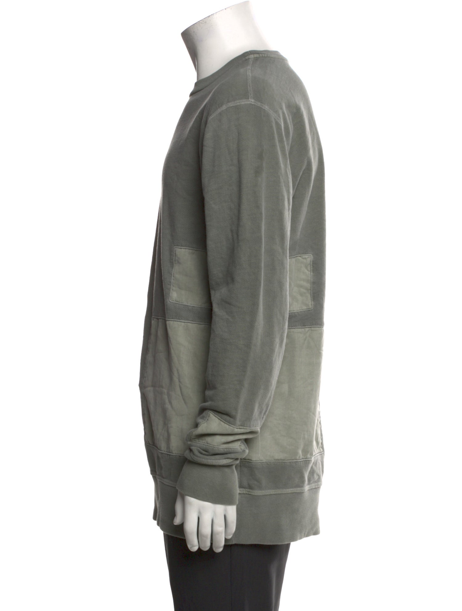 John Elliott Crew Neck Long Sleeve Sweatshirt