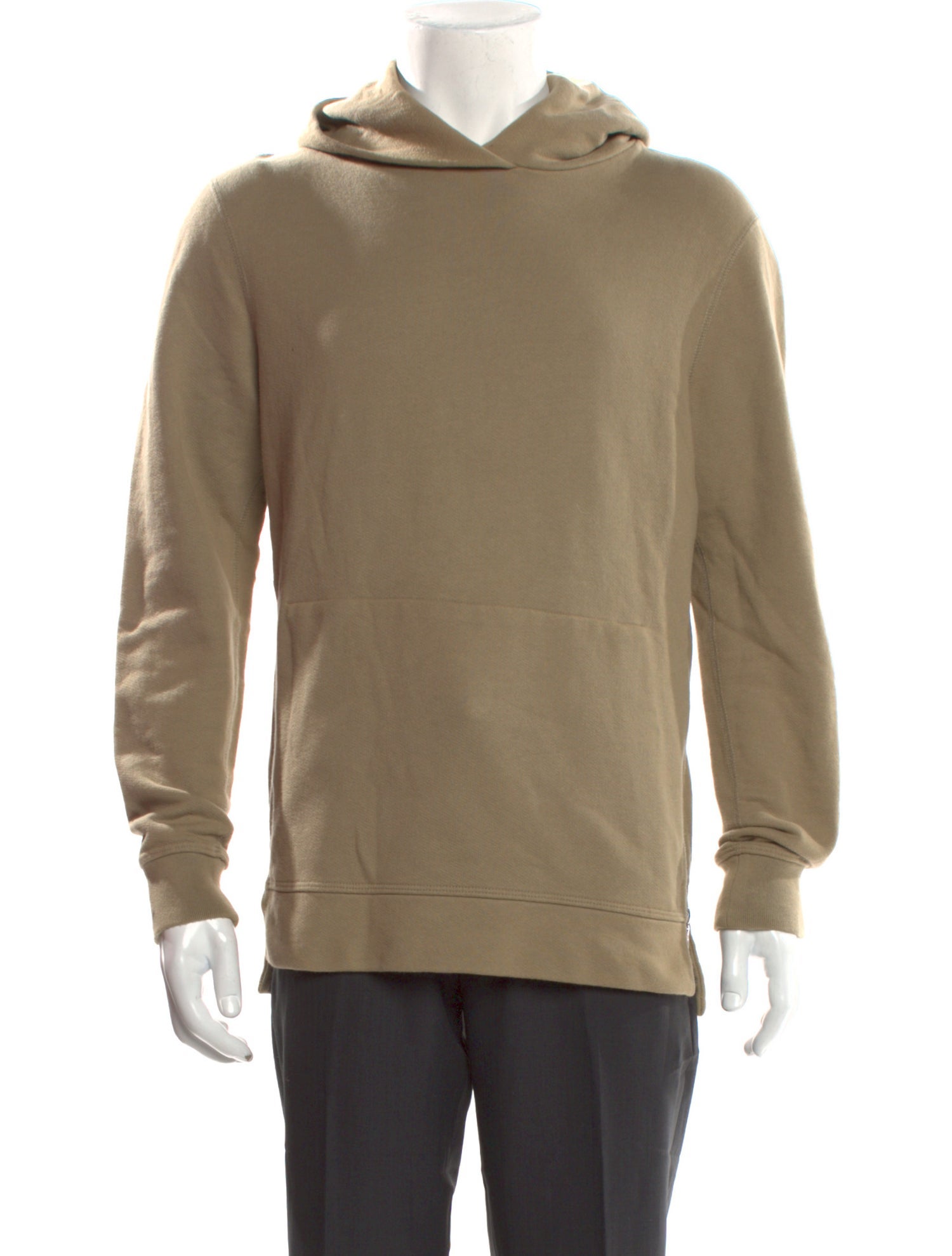 John Elliott V-Neck Long Sleeve Hoodie