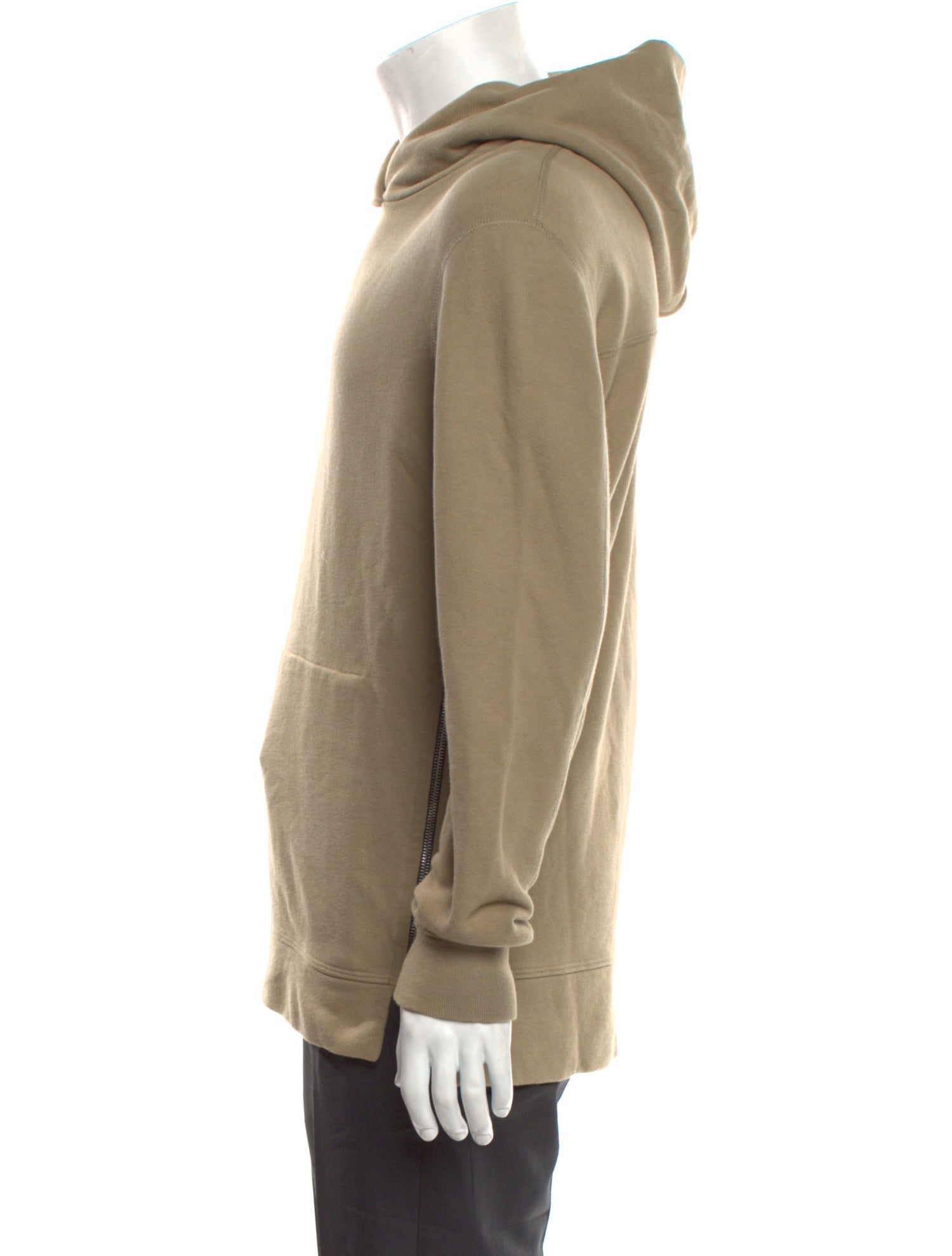 John Elliott V-Neck Long Sleeve Hoodie