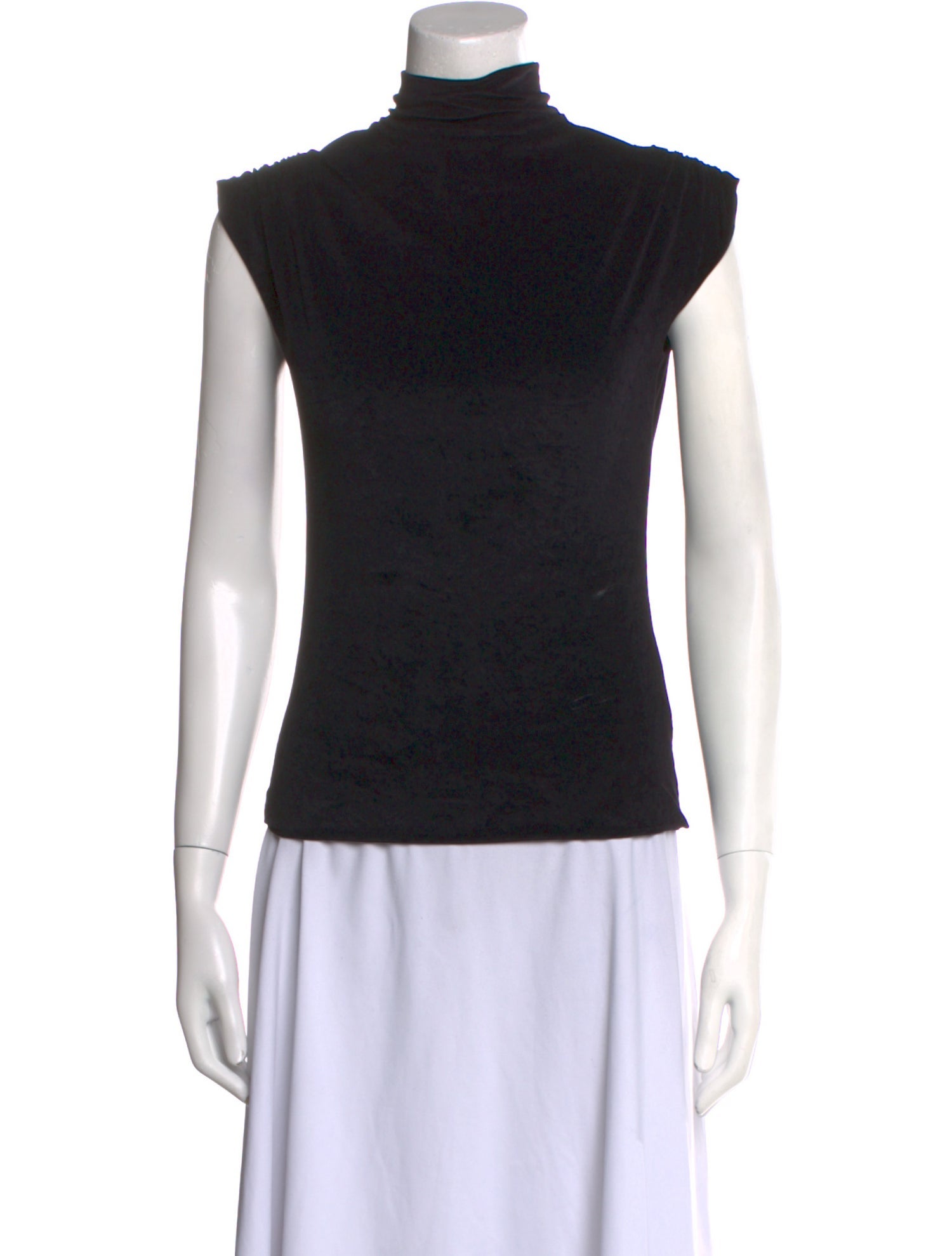 John Elliott Turtleneck Short Sleeve Top