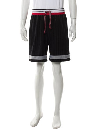 John Elliott Striped Jogger Shorts