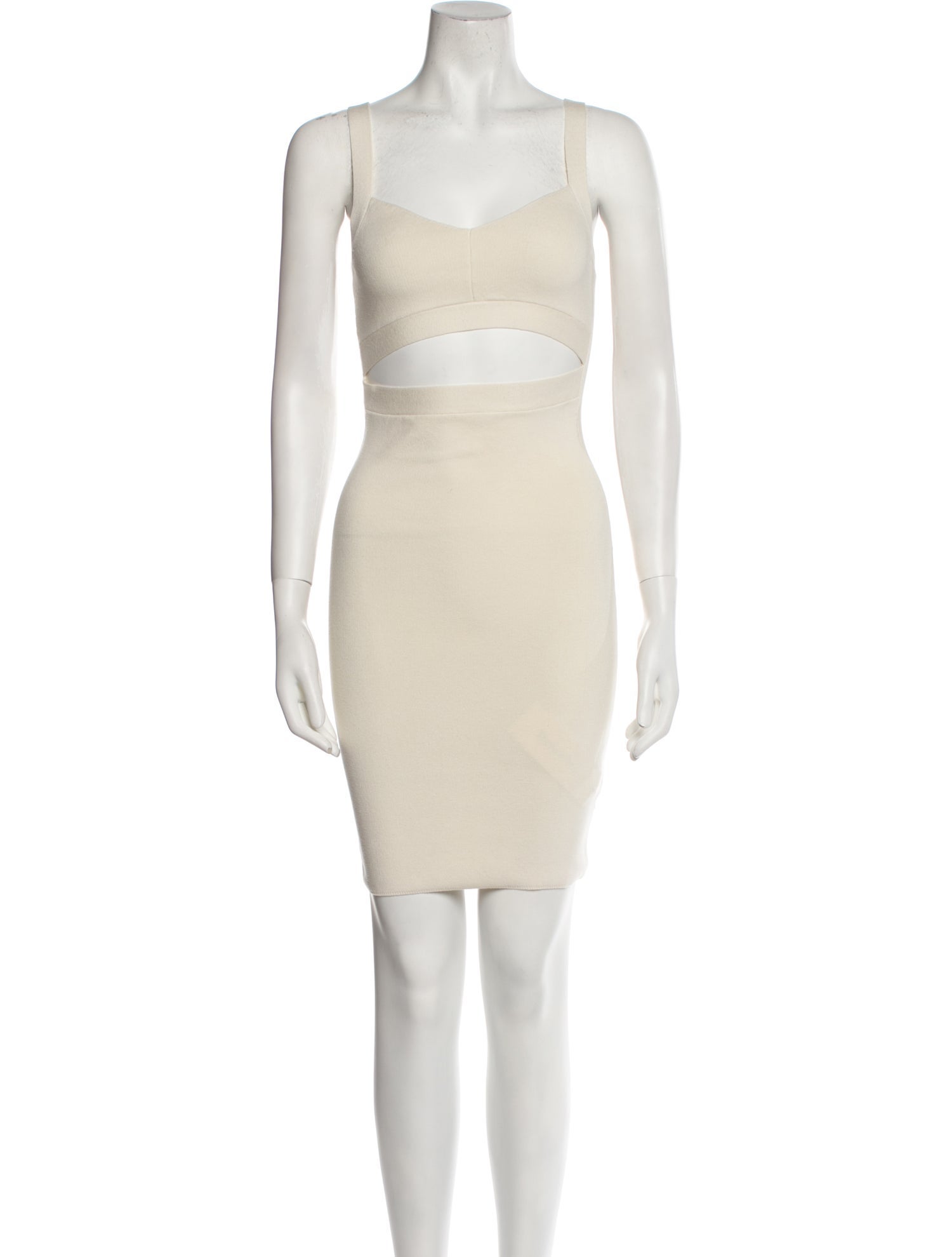 John Elliott Square Neckline Mini Dress