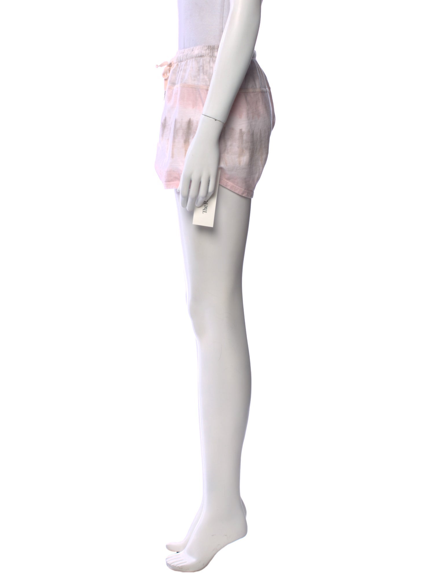 John Elliott Tie-Dye Print Mini Shorts