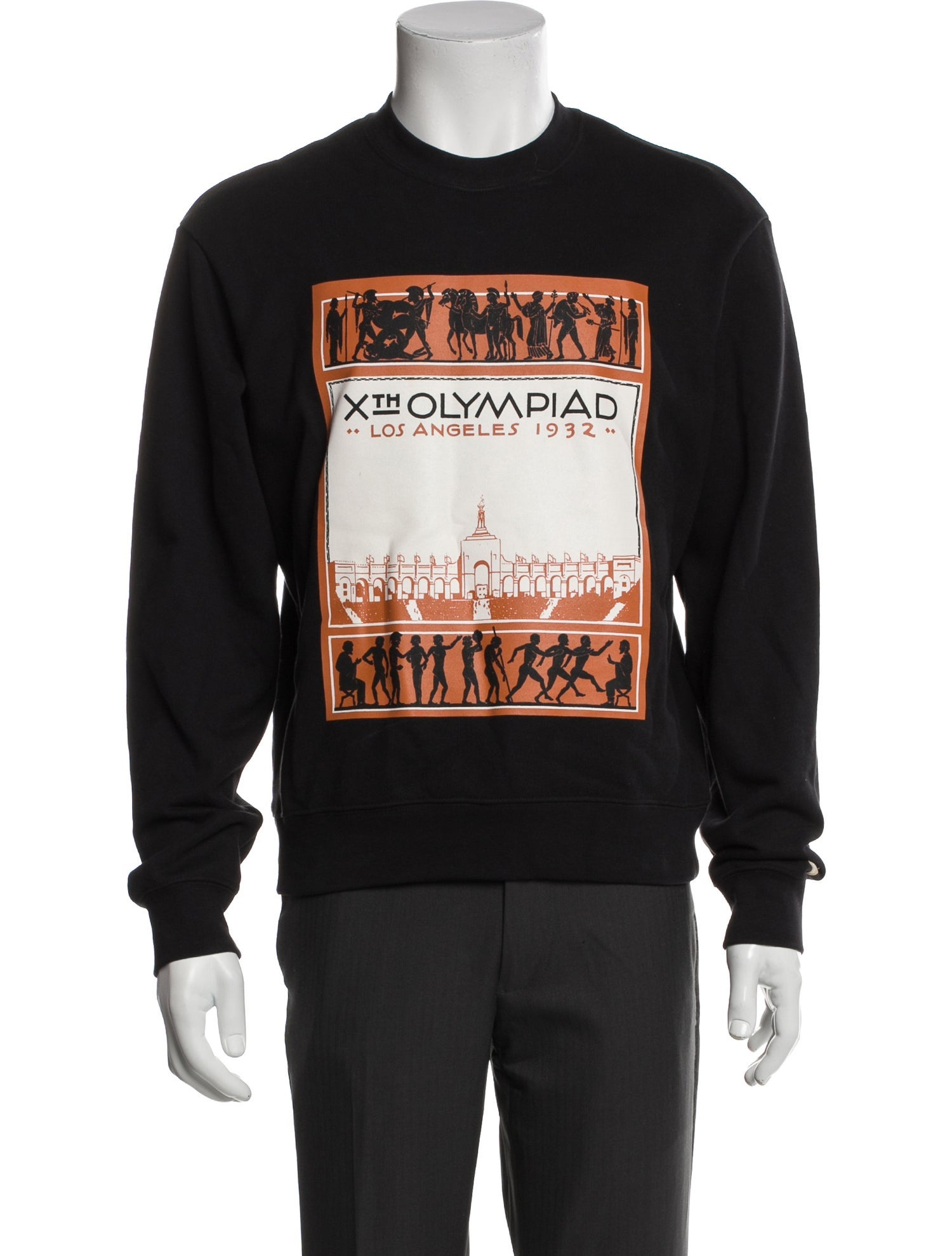 John Elliott Graphic Print Crew Neck Sweatshirt