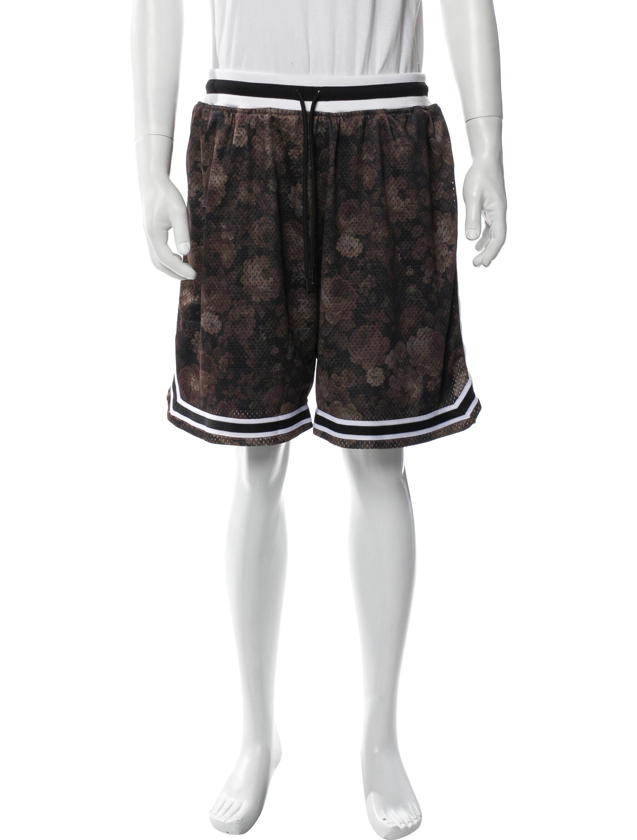 John Elliott Striped Jogger Shorts