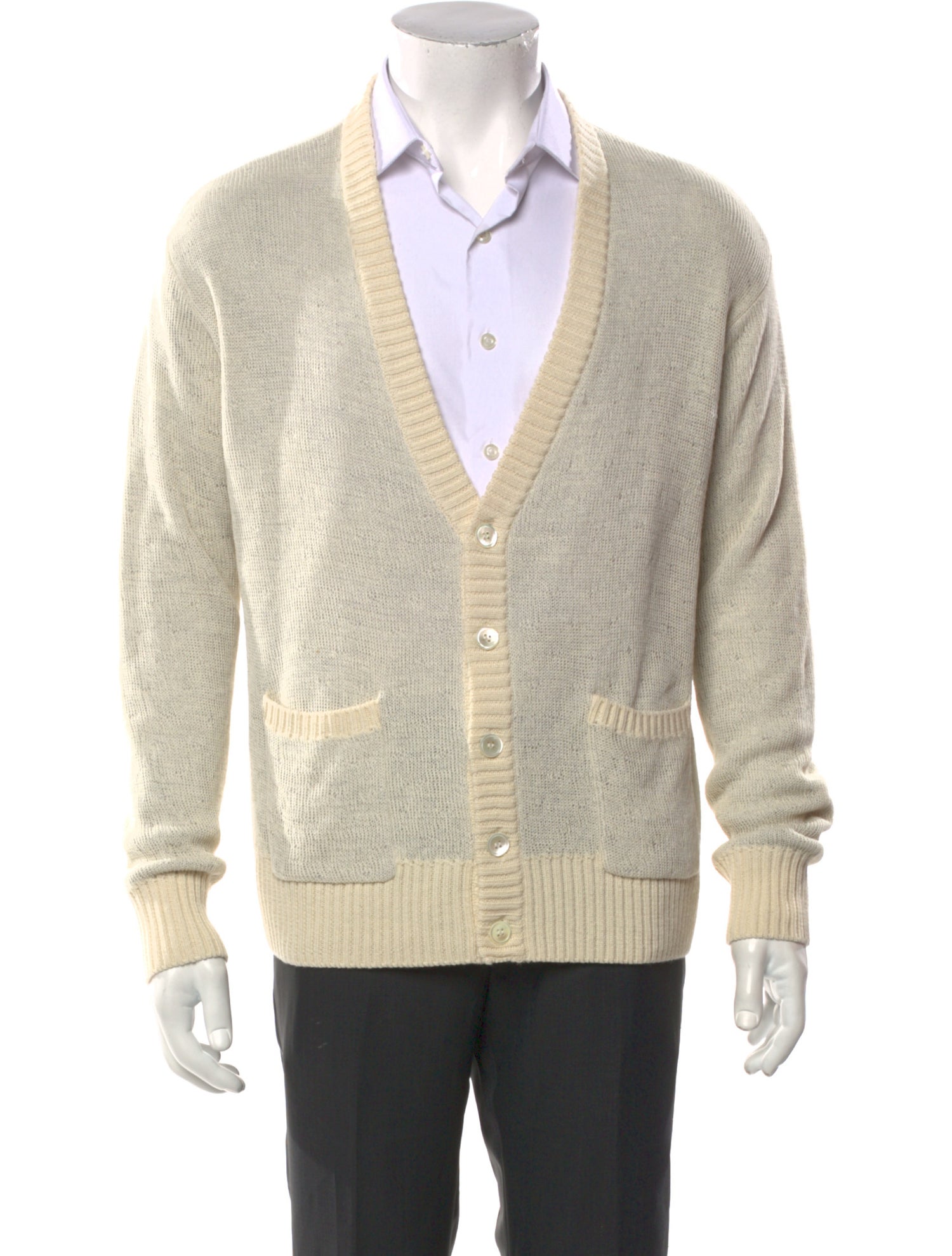 John Elliott Wool V-Neck Cardigan