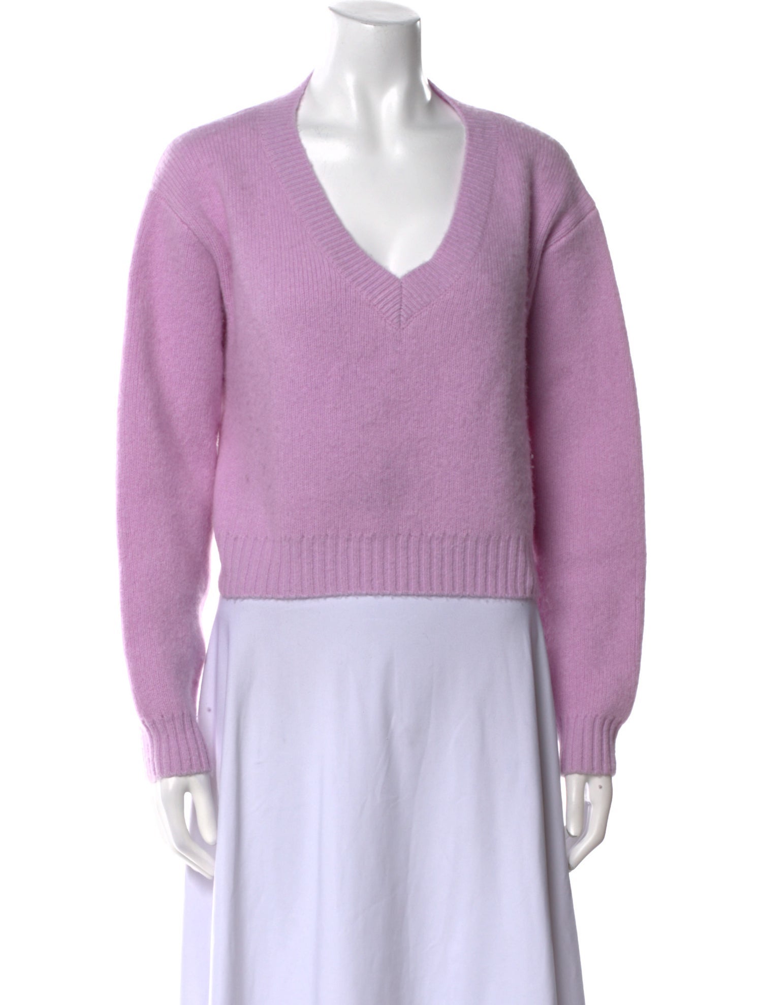 John Elliott Merino Wool V-Neck Sweater