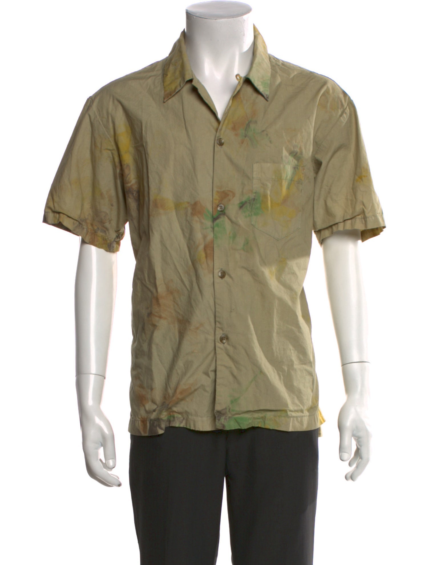 John Elliott Printed Short Sleeve Shirt