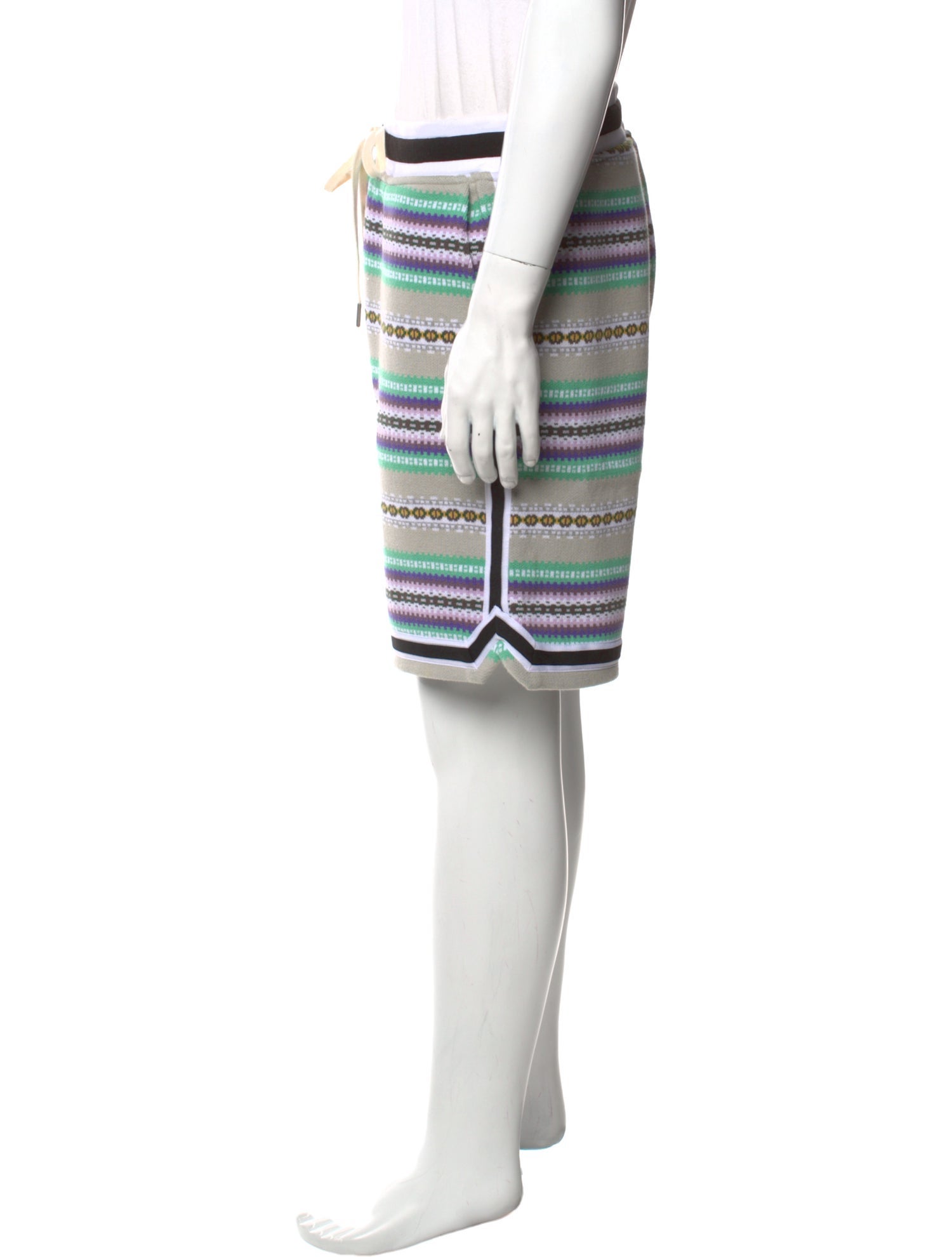 John Elliott Striped Shorts