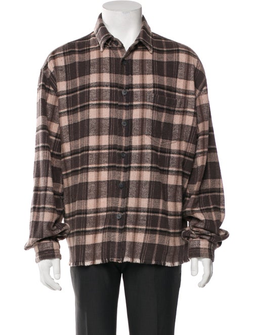 John Elliott Plaid Print Jacket