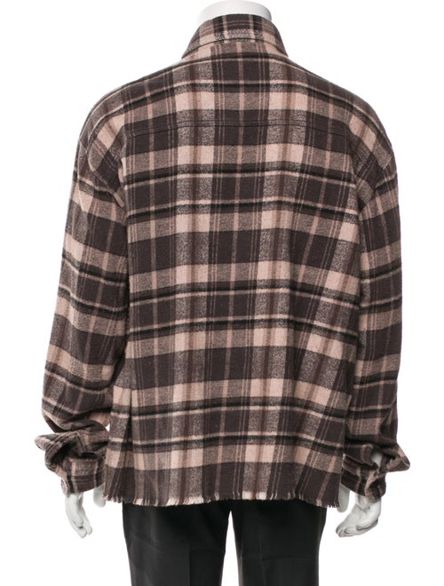 John Elliott Plaid Print Jacket