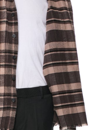 John Elliott Plaid Print Jacket