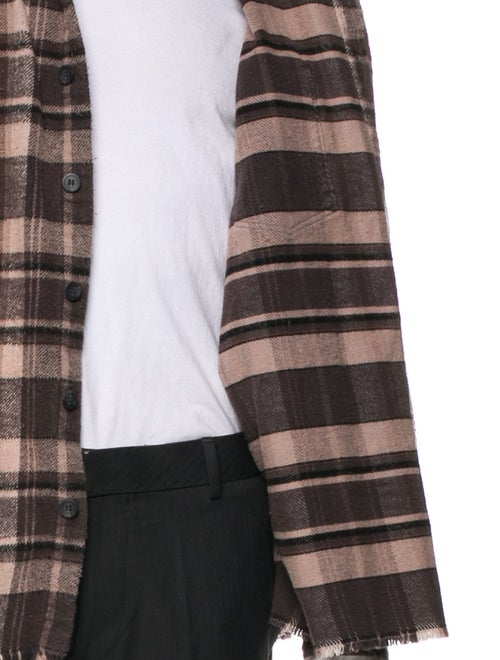 John Elliott Plaid Print Jacket