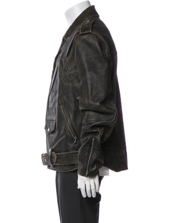 John Elliott Leather Moto Jacket