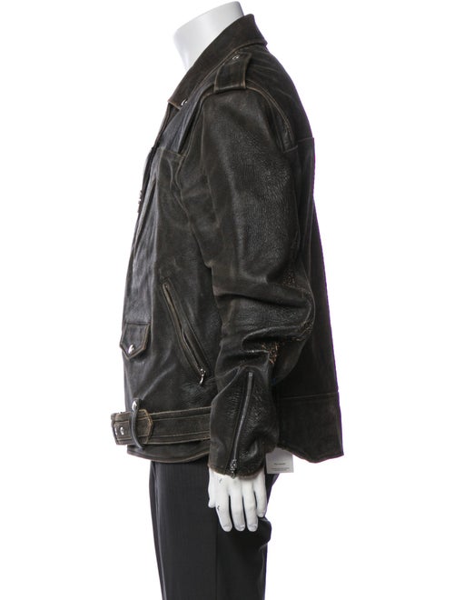 John Elliott Leather Moto Jacket