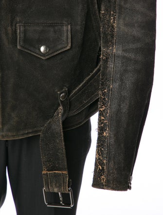 John Elliott Leather Moto Jacket