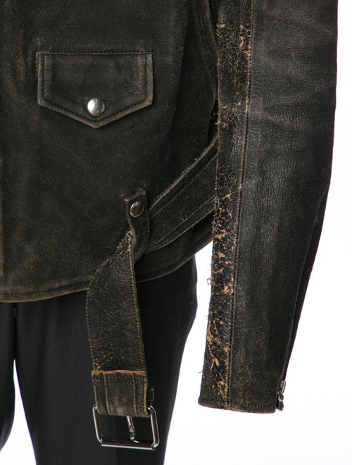 John Elliott Leather Moto Jacket