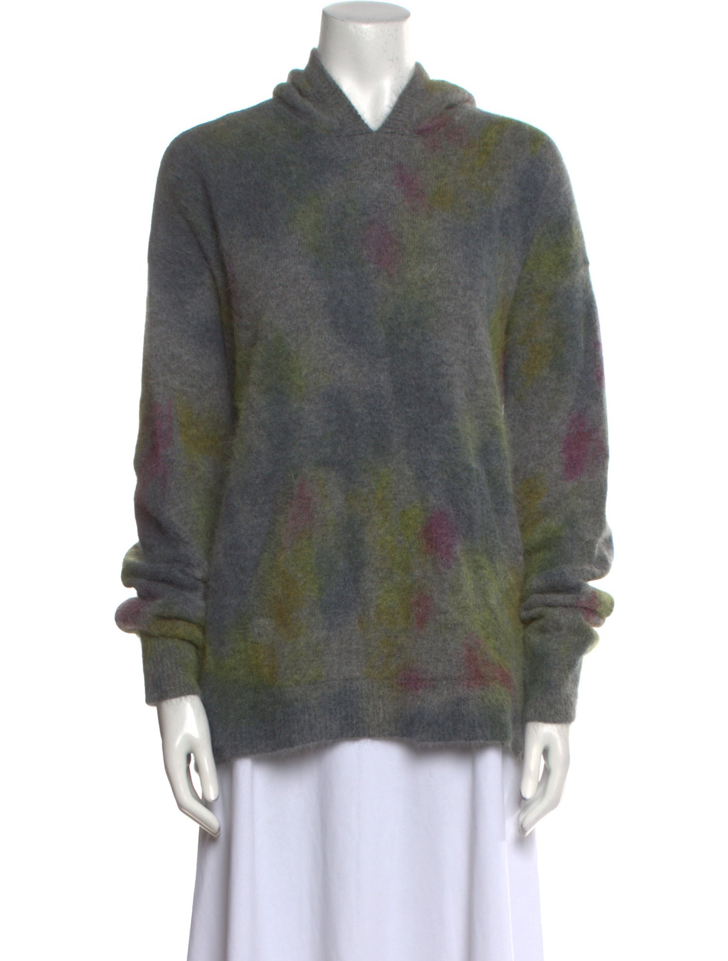 John Elliott Tie-Dye Print Crew Neck Sweater
