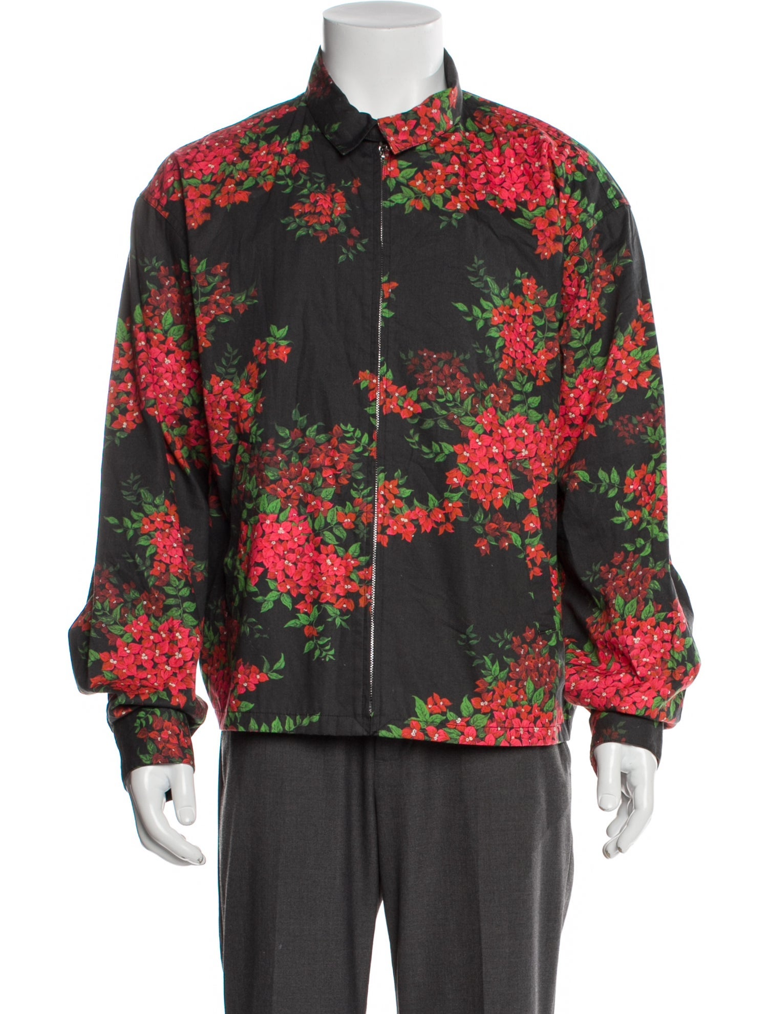 John Elliott Floral Print Bomber Jacket