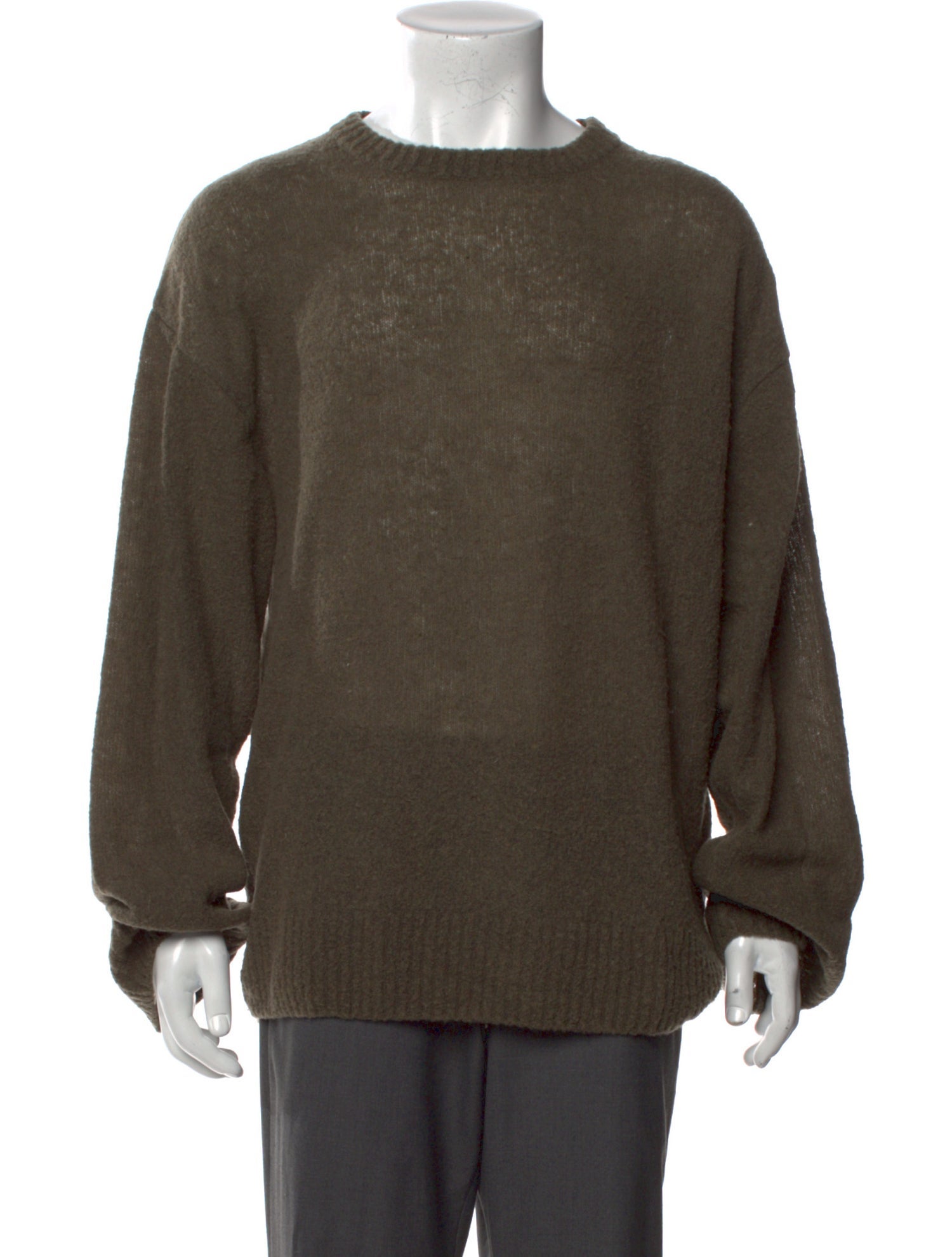John Elliott Merino Wool Crew Neck Pullover