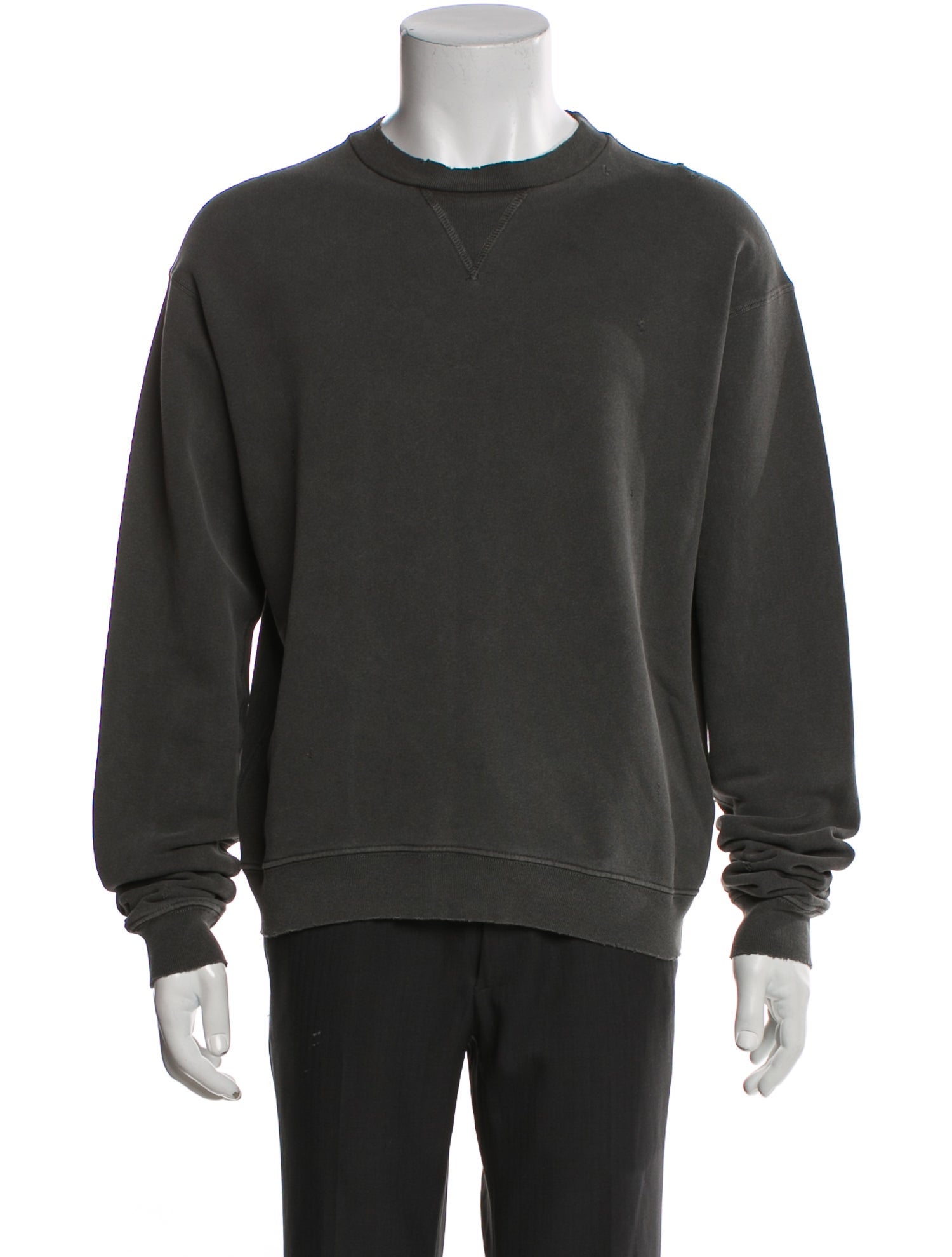 John Elliott Crew Neck Long Sleeve Sweatshirt