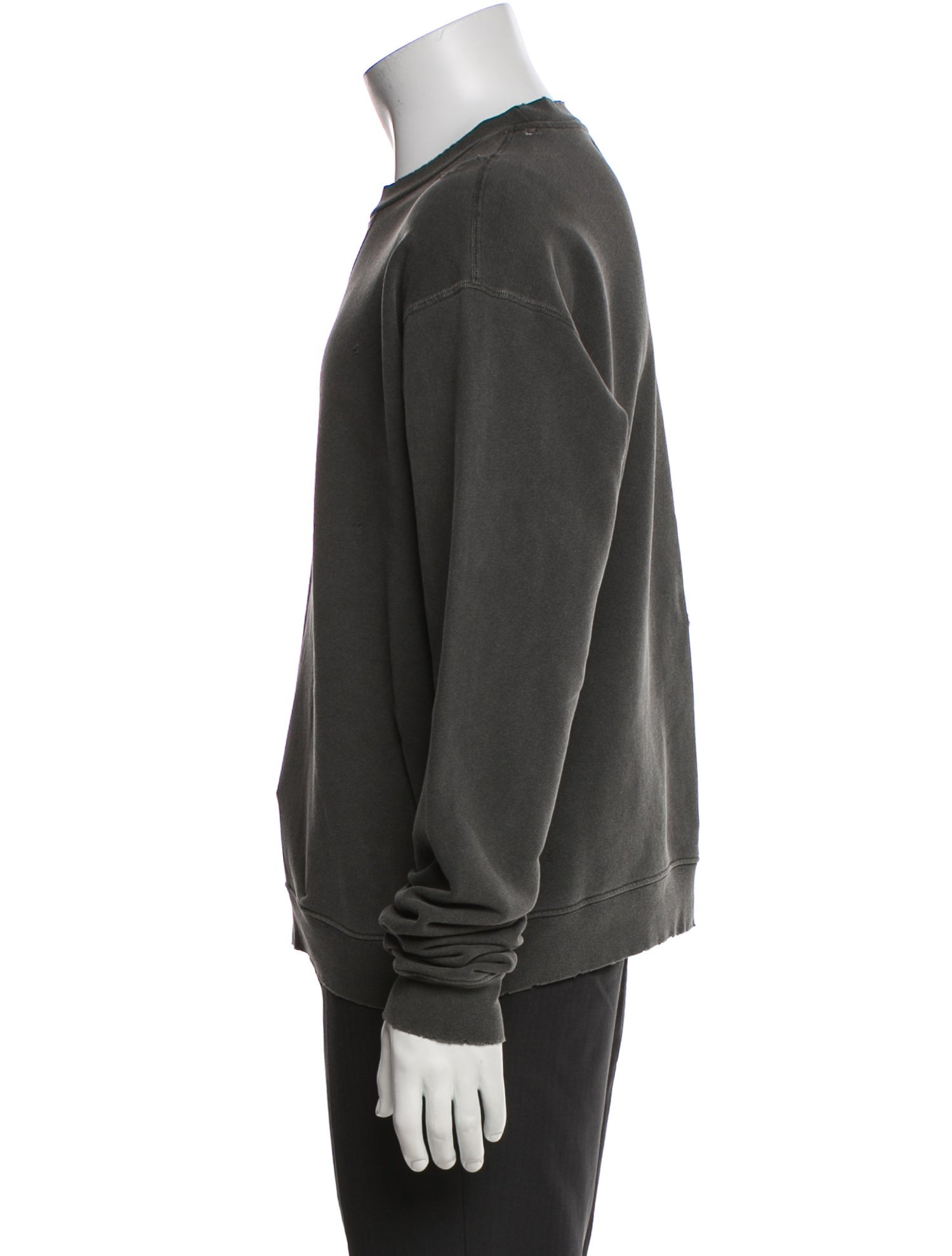 John Elliott Crew Neck Long Sleeve Sweatshirt