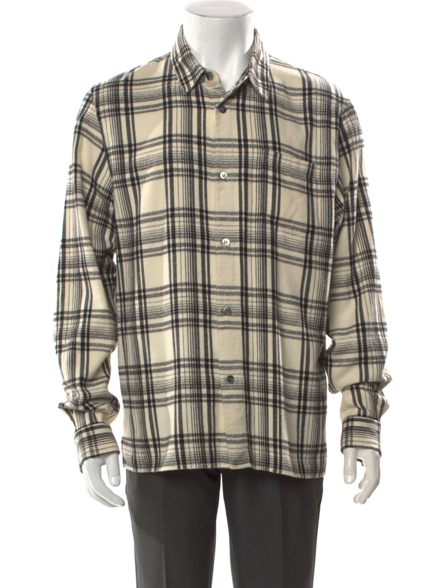 John Elliott Check Plaid Plaid Print Shirt