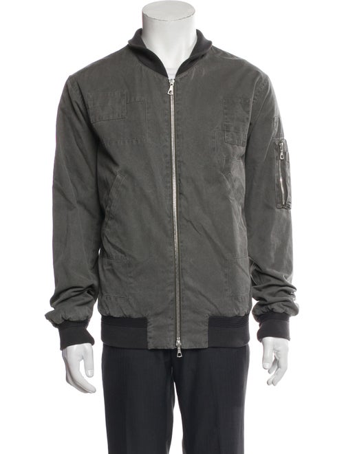 John Elliott Colorblock Pattern Bomber Jacket