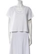 John Elliott Scoop Neck Short Sleeve T-Shirt