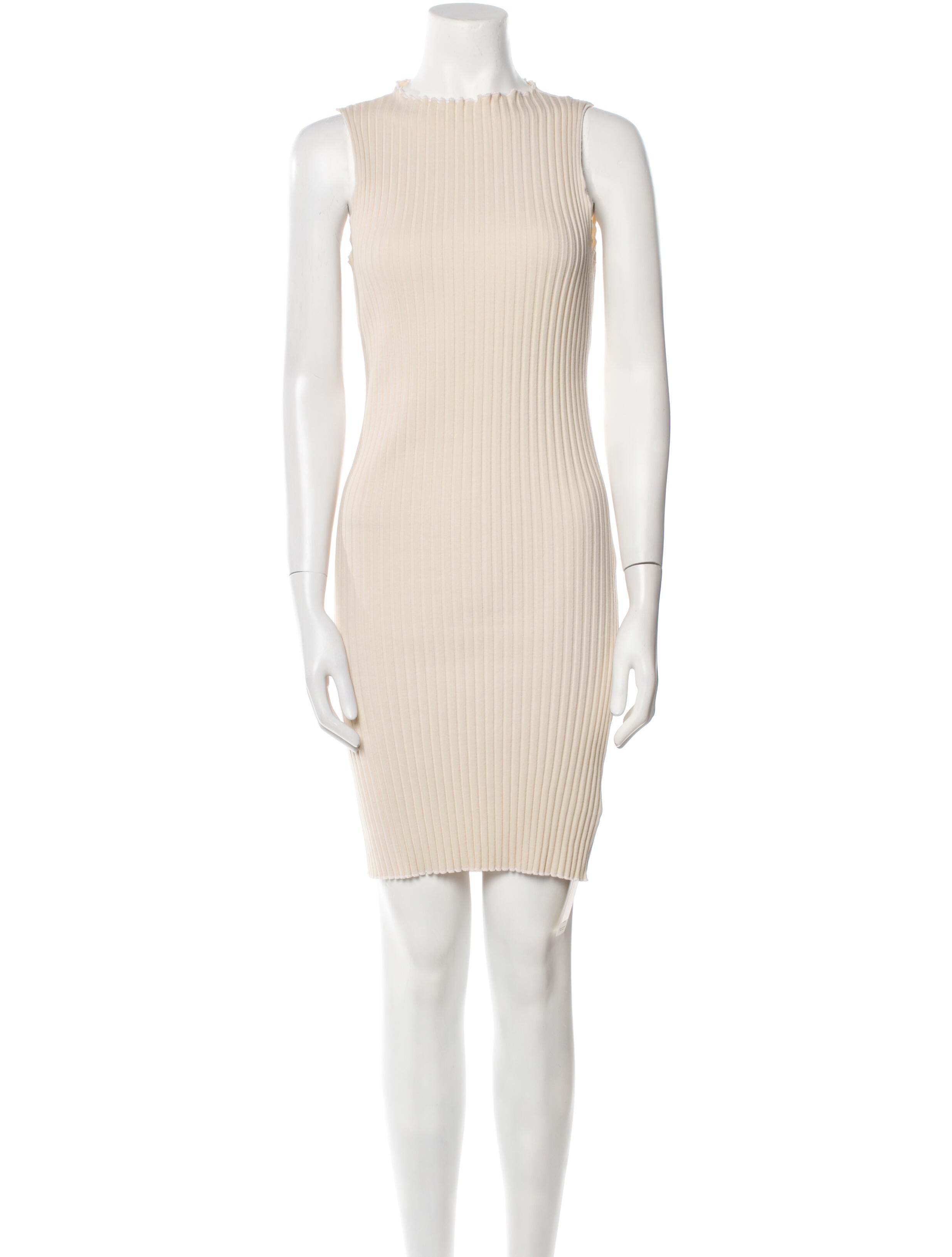 John Elliott Bateau Neckline Mini Dress