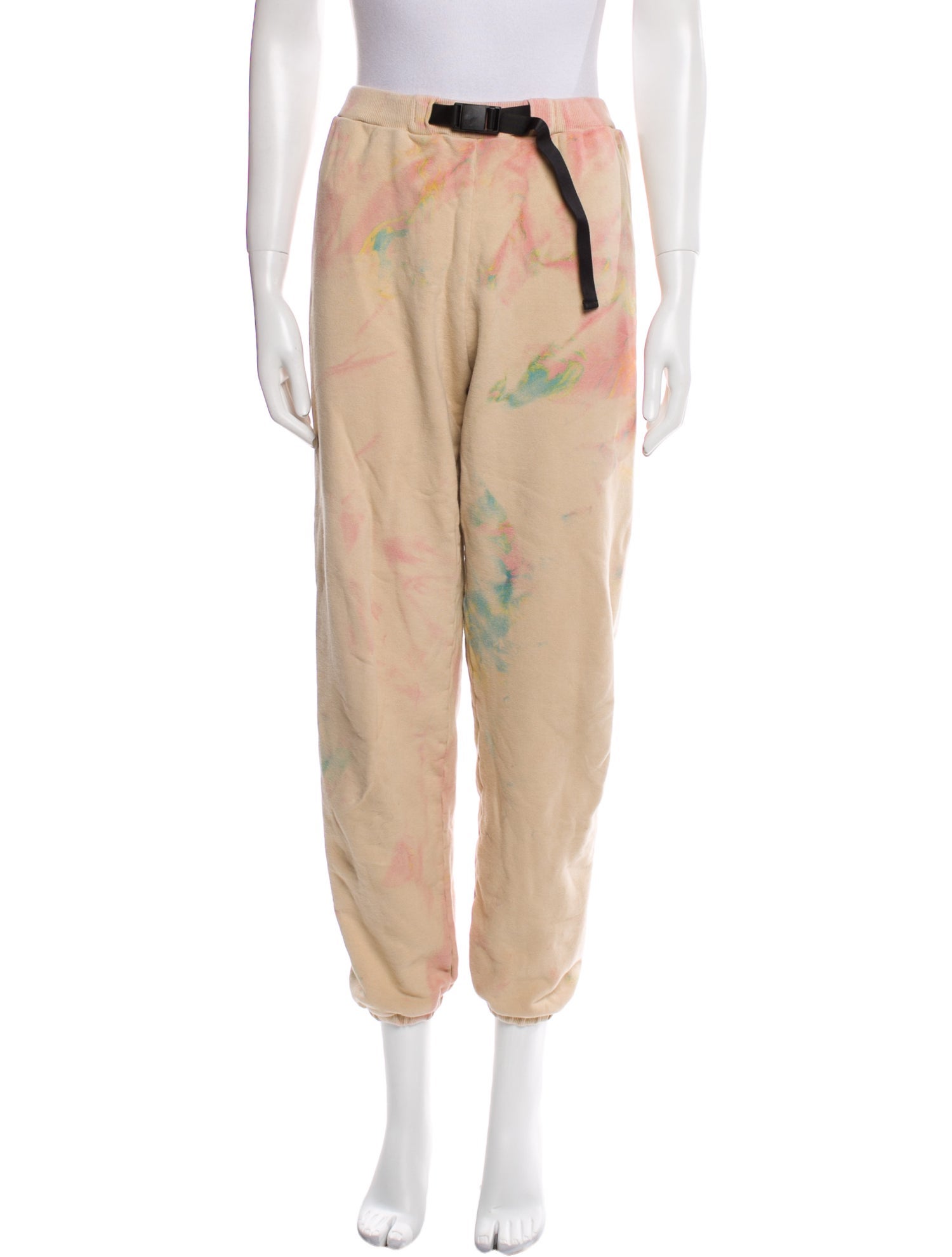 John Elliott Tie-Dye Print Skinny Leg Pants