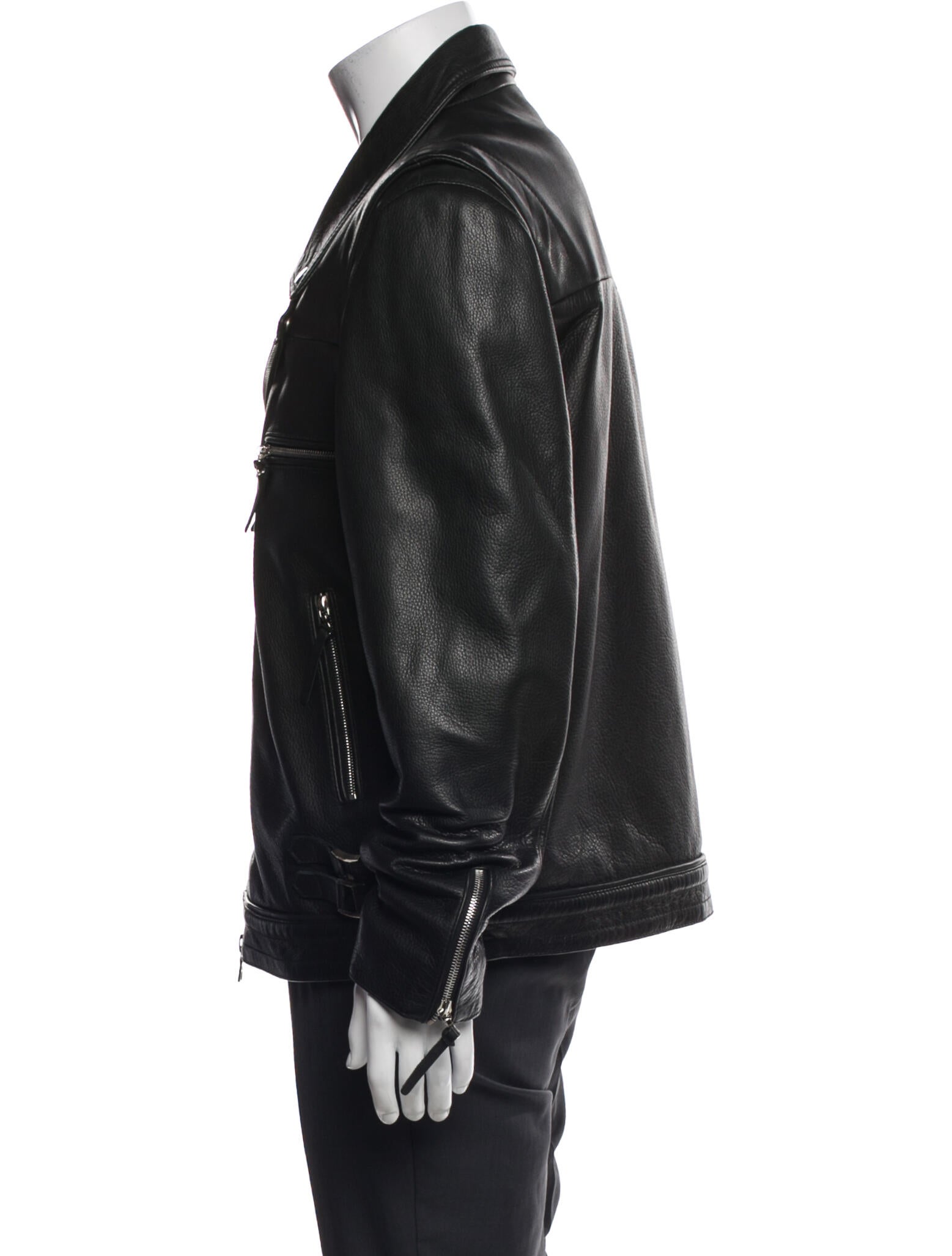 John Elliott Leather Moto Jacket