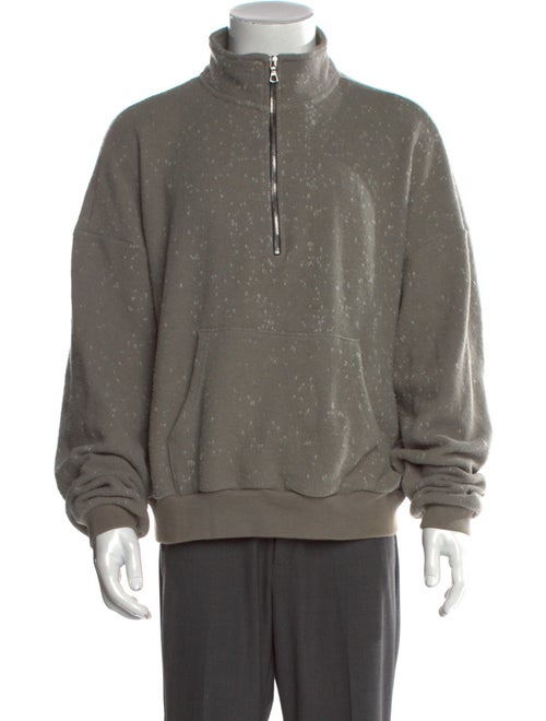 John Elliott Wool Mock Neck Sweatshirt