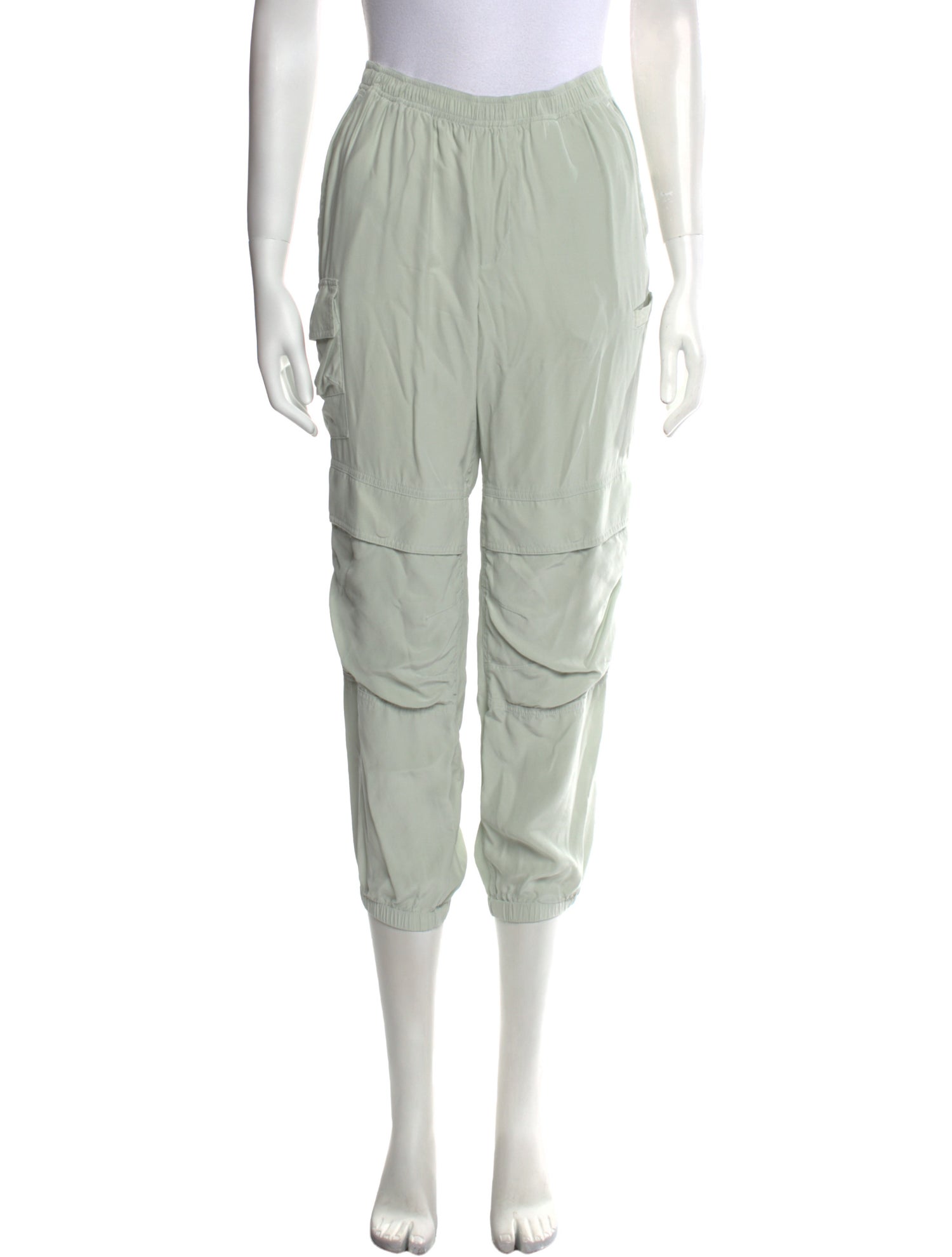 John Elliott Silk Skinny Leg Pants