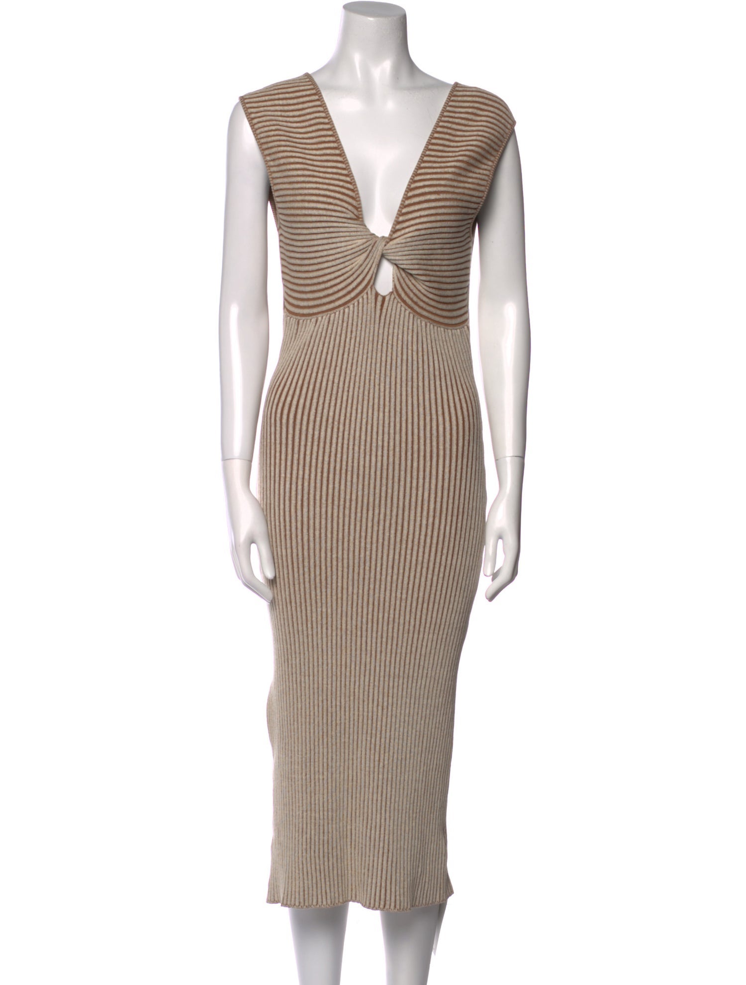 John Elliott Silk Midi Length Dress