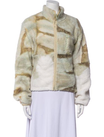 John Elliott Printed Faux Fur Jacket