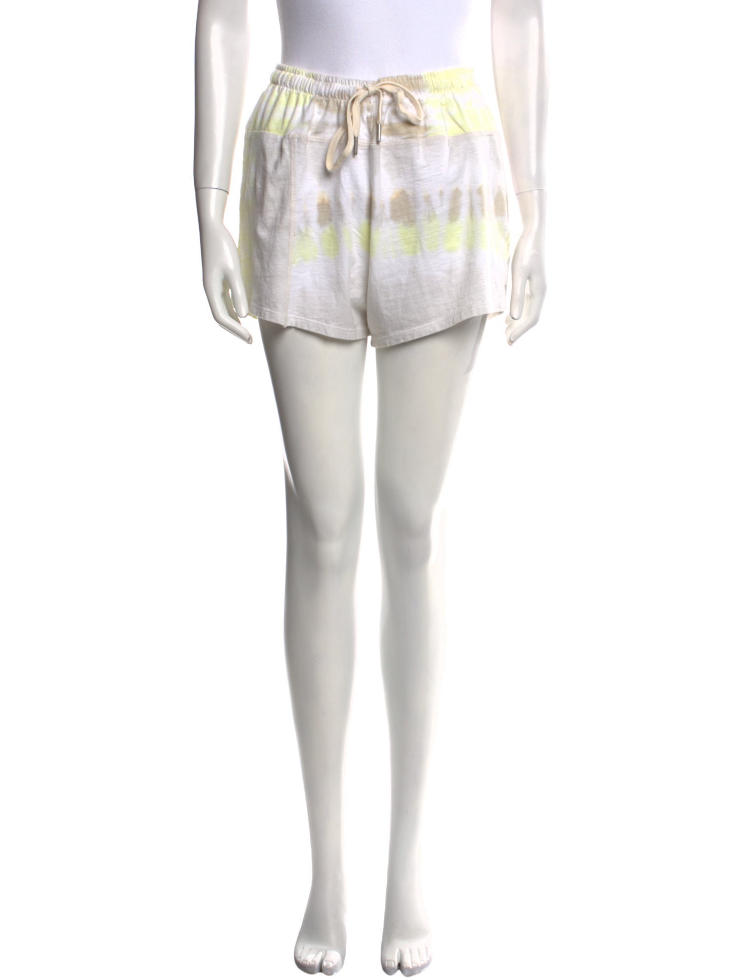 John Elliott Tie-Dye Print Mini Shorts