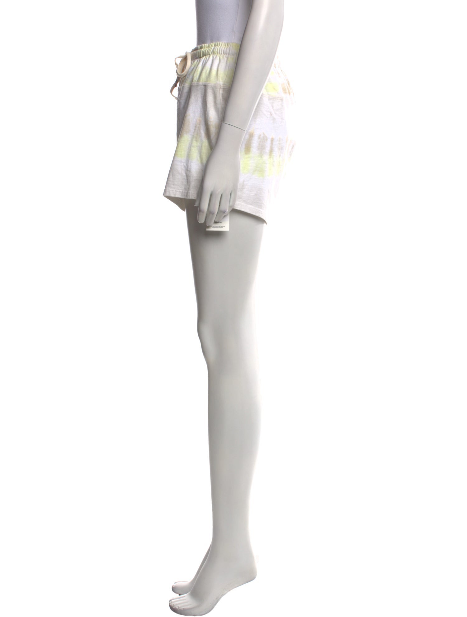 John Elliott Tie-Dye Print Mini Shorts