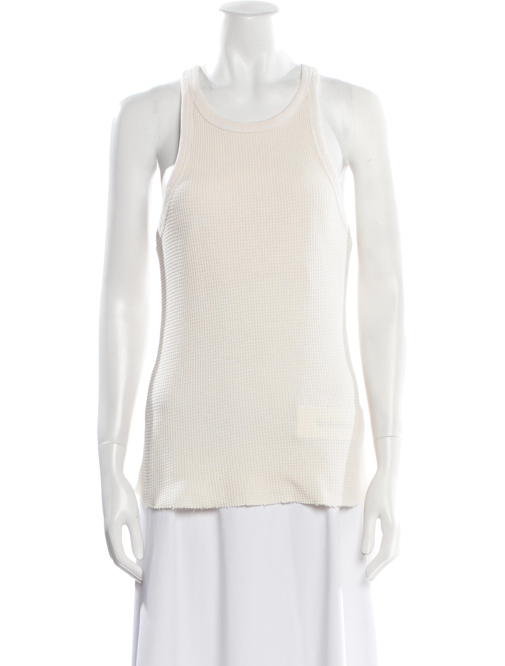 John Elliott Scoop Neck Sleeveless Top