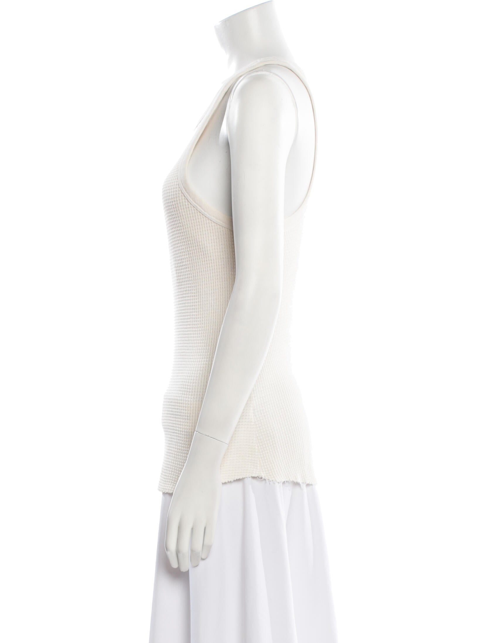 John Elliott Scoop Neck Sleeveless Top