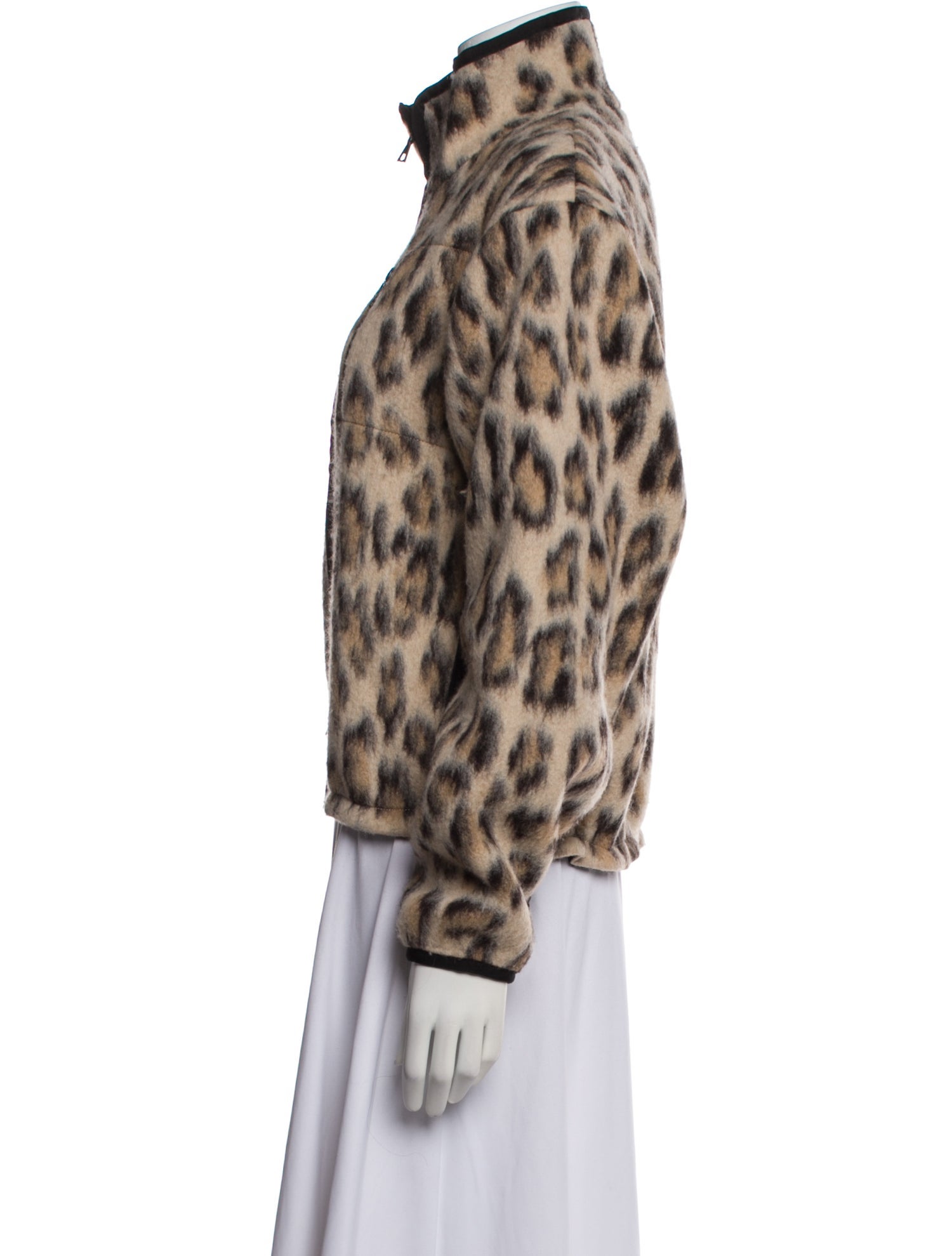 John Elliott Virgin Wool Animal Print Jacket w/ Tags